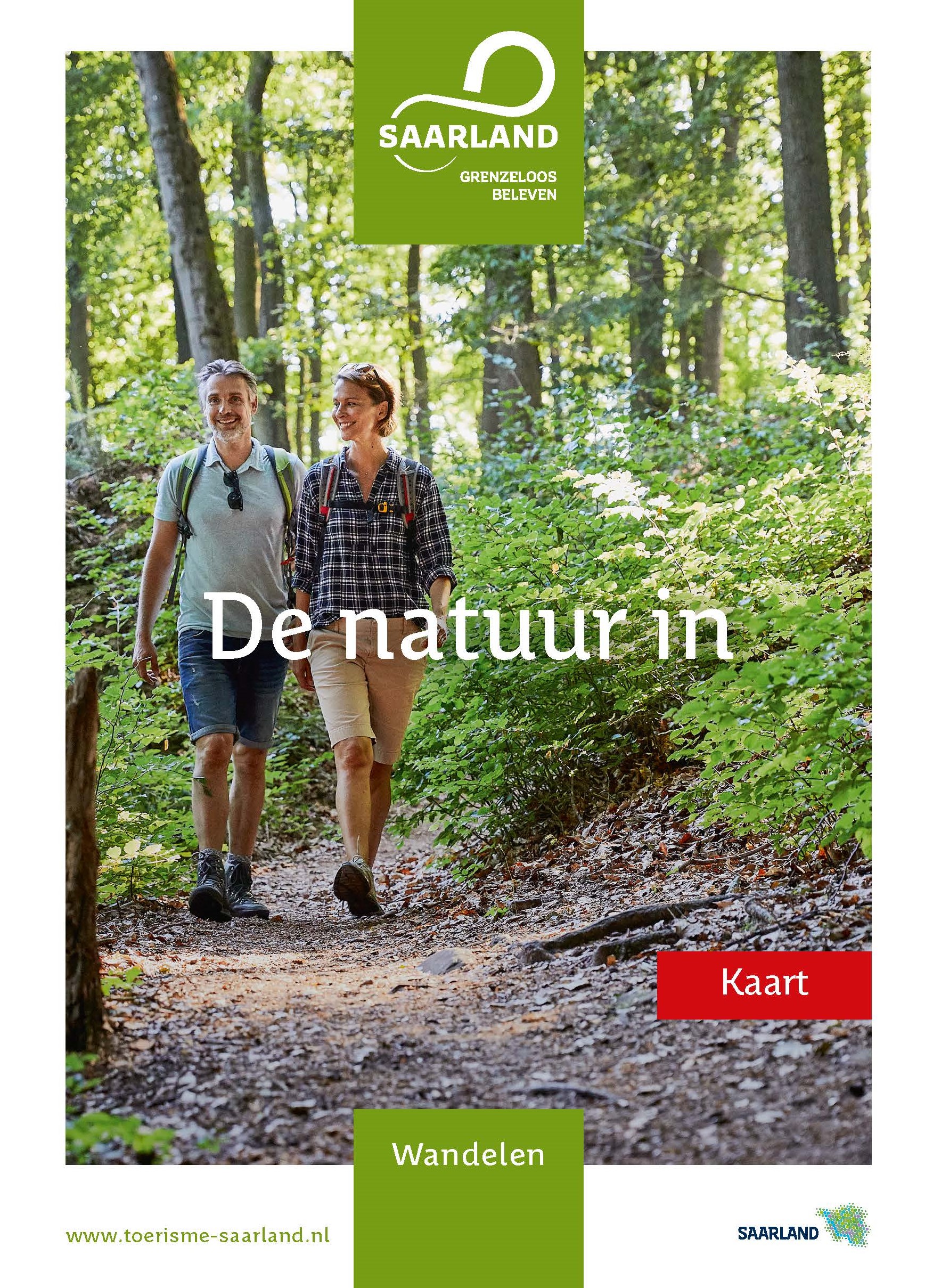 De natuur in (Wanderkarte NL)